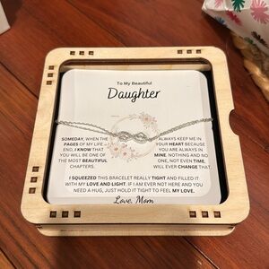 Happy Hamp Infinity Bracelet (Gift for daughter)